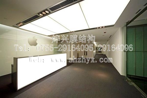 美國蘋果公司前臺軟膜天花-深圳市燁興膜結(jié)構(gòu)工程有限公司 美國蘋果公司前臺軟膜天花.jpg