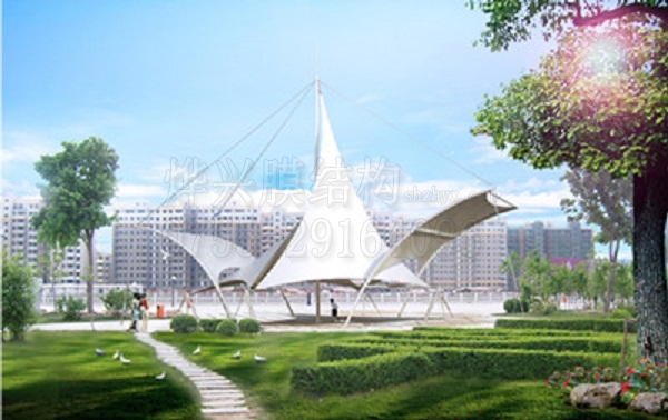 公園膜結構雨棚-深圳市燁興膜結構工程有限公司 公園膜結構雨棚.jpg