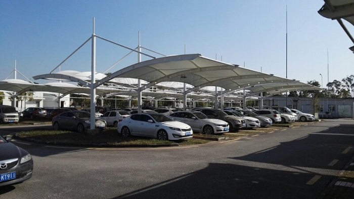 PTFE膜結(jié)構(gòu)車棚-燁興膜結(jié)構(gòu) PTFE膜結(jié)構(gòu)車棚.jpg